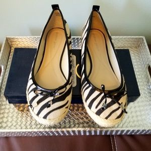 Zebra-print, ballet flats